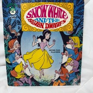 Snow White & The Seven Dwarfs Peter Pan Records 45 RPM Extended Play